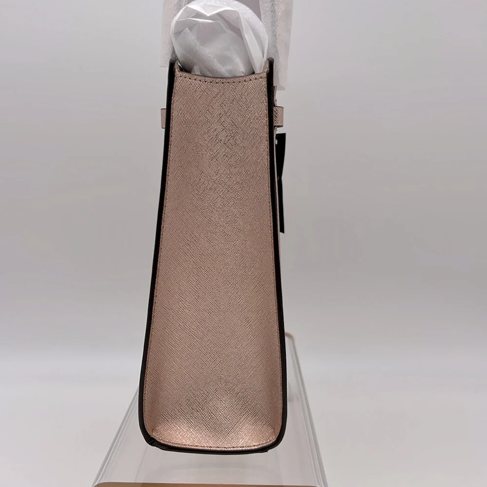 Kate Spade Kenzie Limited Edition Metallic Small Tote Rose Gold